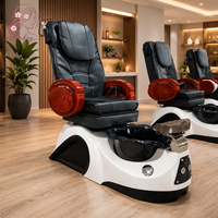 Fauteuil de pédicure moderne multifonctionnel inclinable en gros 110V 220V, chaise de massage pour spa des pieds pour mobilier de salon de beauté