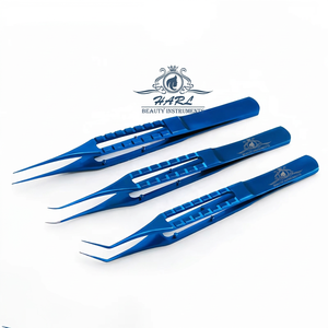High Quality Multi Function Tweezers for Beauty Salon Use Tweezers For Hair Transplant Blue Plasma Tweezers For Eyelashes - Product Image 1
