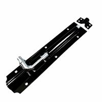 Loquet de porte et de fenêtre en fer noir au design moderne, peint à la main, style ancien, durable, 100 mm, pour les salles de bain des hôtels, accessoire ANDUUK