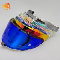 Visière de remplacement pour casque de moto R1R, pare-soleil, protection UV, compatible avec KYT R1R