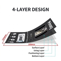 Láminas de Privacidad de 4 Capas, Hidrogel TPU de 120*180 mm, Material Suave para Corte con Plotter, Compatible con Cualquier Modelo, Anti-Espía, Auto-Reparable