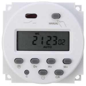 CN101A 12V/24V/110V/220V Interruptor de Control de Tiempo Digital de Doble Cuenta Regresiva y Micro Ciclo, Temporizador de 16A - Product Image 2