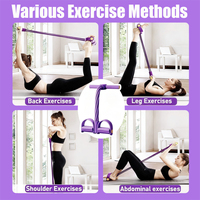 Accesorios de Fitness, Pedales, Cuerda de Tensión para Entrenamiento, Ejercicios Abdominales, Abdominales en Sentadilla, Bandas Elásticas, Ejercicios de Yoga