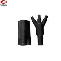 Manchon thermorétractable KAIHENG KPM robuste avec doublure adhésive, IP65, basse tension, coude à 90 degrés, forme en T moulée pour la protection des câbles