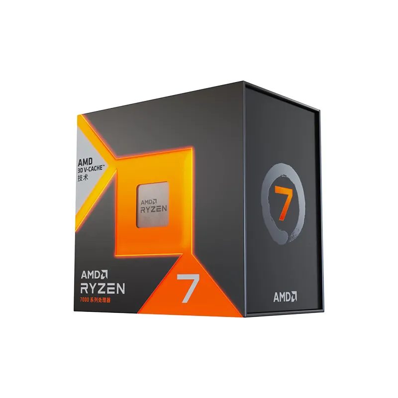 AMD Ryzen 7 7800X3D, prosesor game (r7) 8 core 16 UTAS, 104MB, frekuensi akselerasi cache game hingga 5.0GHz dalam kotak