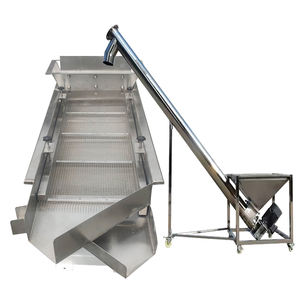 2025 ucuz fiyatlar yeni tasarım boru Metal vidalı konveyör fıstık süreci için besleyici hazne ile paketleme makinesi - Product Image 2