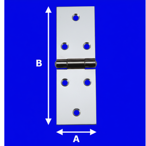 120mm di lunghezza 304 in acciaio inox cerniera AL122IN120 Aldeghi porta mobili cerniera per la casa officina bagno palestra applicazioni - Product Image 1