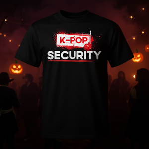 Camiseta K Pop Security, disfraz de Halloween, camiseta para fanáticos de los memes - Product Image 3