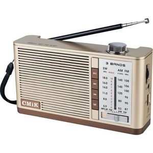 CMIK Portable Radio With <b>USB</b> And SD Card Slot 3 Band AM FM SW Receiver Compact Design For Travel And Outdoor Use - Product Image 1