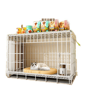 Villa para gatos en miniatura, jaulas interiores para gatitos con espacio extra grande, jaula para gatos de interior, jaulas de hierro para uso doméstico, liquidación - Product Image 5