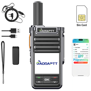 GaodaPTT K23 4G LTE Walkie Talkies Nacionales Globales de Largo Alcance, Radio Bidireccional Celular con Servicio de <span class=keywords><strong>Datos</strong></span> Gratuito - Product Image 1