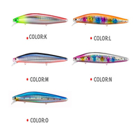 Leurre dur coulant personnalisé OEM pour lancer longue distance, 140mm 26g, sans hameçon, pour la pêche au bar, au topmouth et au culter en eau salée et eau douce