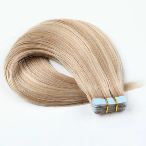Extensiones de Cabello Humano Virgen sin Procesar Jasmine Beauty, Extensiones de Cabello Humano Real Liso con Cinta Adhesiva de PU de 10-30 Pulgadas - Product Image 1