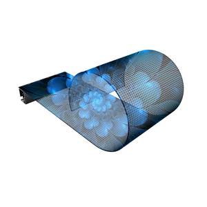 Pantalla LED de Película de Cristal Transparente, Flexible e Invisible, Autoadhesiva para Interiores, P10, Video Wall LED Publicitario para Vidrio de Ventana - Product Image 1