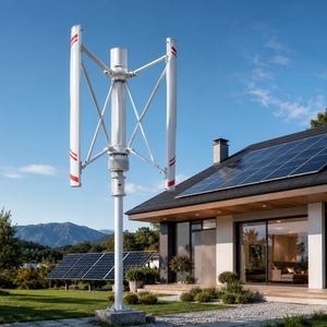 Generador Eólico de Eje Vertical Tipo X de 1kW, 1.5kW, 2kW, 24V, 48V, 96V para Sistemas Domésticos Fuera de la Red WS-VA-1000 - Product Image 2