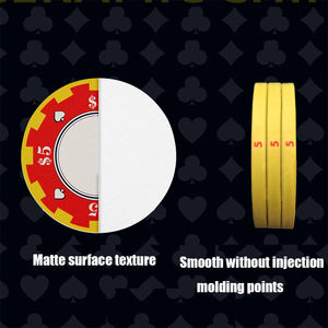 कस्टम लोगो 39 मिमी 10 ग्राम जमा/wpt सिरेमिक पोकर चिप्स-पेशेवर टेक्सास चिप्स - Product Image 4