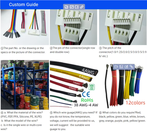 定制1.0毫米-<span class=keywords><strong>2</strong></span>.54毫米间距电缆<span class=keywords><strong>2</strong></span>/<span class=keywords><strong>3</strong></span>/4/5/6针连接器尼龙母插头JST SH ZH PH XH用于铜电线线束 - Product Image 3
