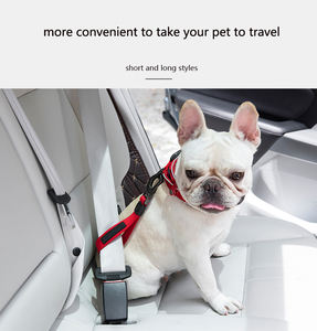 Productos para mascotas extraíbles personalizados directos de fábrica, arnés de coche de nailon para perros, correa de seguridad para perros, cinturón de seguridad para perros para coches - Product Image 2