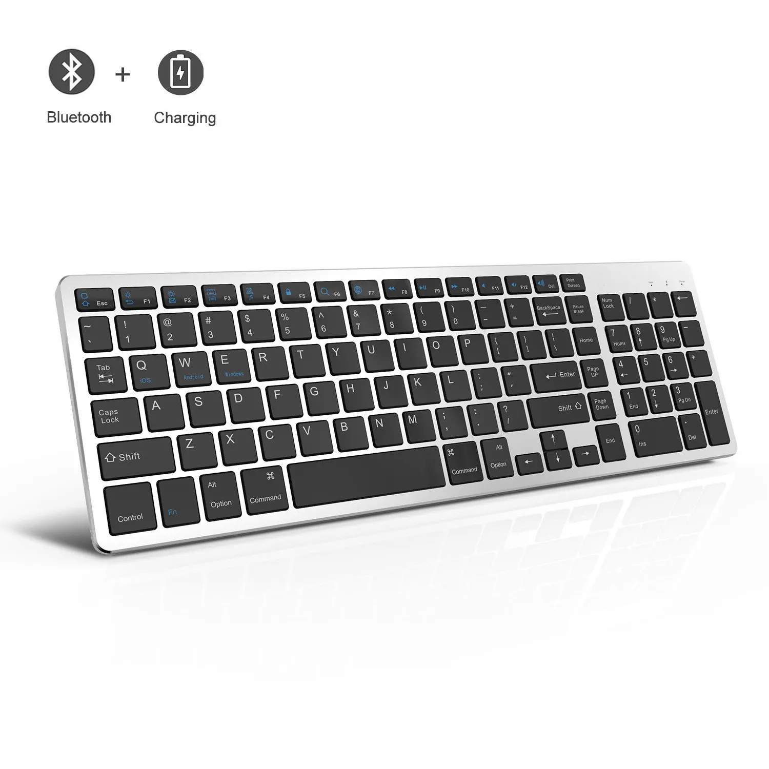 Bluetooth Slim Keyboard Accessoires Computer Aangepaste Taal Ultra Dunne Usb Wireless Keyboard Voor Laptop