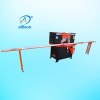 Machine à découper et à couper les cadres photo à double tête Allison Woodworking, angle de 45/90 degrés, avec moteur de 1,5 kW, 380 V