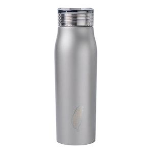 TIWONDER Pure Titanium Pattern Water <b>Bottle</b> 550ml Lightweight <b>Travel</b> <b>Bottle</b> for Outdoor Sports BPA Free Single Wall 0-6 Hours - Product Image 1