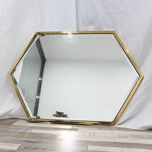 Specchio <span class=keywords><strong>da</strong></span> <span class=keywords><strong>Parete</strong></span> Grande in Metallo Contemporaneo Compatto, Cornice in Ferro Unica e Elegante, Vetro Fatto a Mano, Decorazione per la Casa - Product Image 3