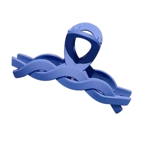 8-piece kadınlar için renkli plastik saç pençeleri Set saç aksesuarları tokalar kırmızı mavi pembe siyah - Product Image 5