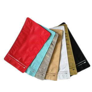 Impresión personalizada 100G 250g 500g 12oz 16oz 1lb 2lb Bloque vacío metálico Fondo plano <span class=keywords><strong>Bolsa</strong></span> de embalaje de granos de café con válvula y cremallera - Product Image 2