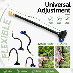 DIY Flexible Free Bending Misting Nozzle Kit Automatic Plastic Garden Spray System for Greenhouse Irrigation Cooling - Product Image 2