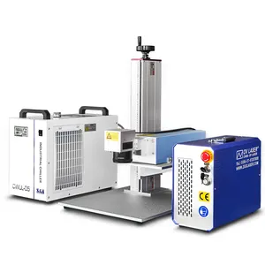 Mesin penanda UV cetak logo pada produk silikon bayi TPU Karet lunak PVC dan Label silikon 3W 5W 10W mesin laser UV