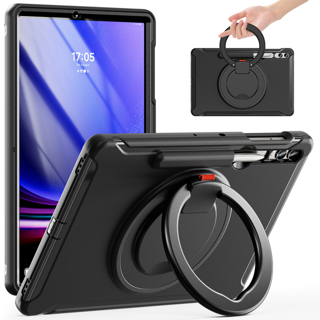 Silicone Shockproof Rugged Tablet Case for Samsung Galaxy Tab S10 Plus/S9 Plus/S8 Plus/S7 Plus Universal 12.4 Inch