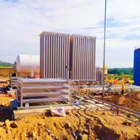 Evaporador de Aire Líquido para Argón/Oxígeno/Nitrógeno/CO2/Aire, Estación de Vaporización de Gas, Aleación de Aluminio, Ahorro de Energía