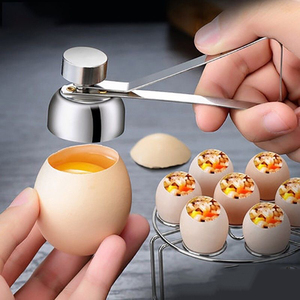 Nouveau pratique métal oeuf ciseaux oeuf Topper Cutter coquille ouvre acier inoxydable oeuf bouilli <span class=keywords><strong>ouvert</strong></span> créatif <span class=keywords><strong>cuisine</strong></span> outils ensemble - Product Image 6