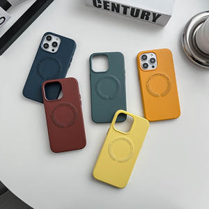 Funda de cuero completa de cuero de diseño protector duradero Premium para iPhone 16 Pro Max Funda de teléfono de lujo ajustada con magnético - Product Image 2