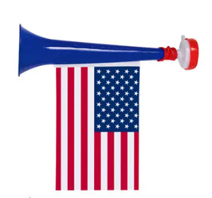 Corneta <span class=keywords><strong>de</strong></span> Plástico Personalizada para Fanáticos del Fútbol, Vuvuzela para Partidos <span class=keywords><strong>de</strong></span> Fútbol, <span class=keywords><strong>Precio</strong></span> Económico, <span class=keywords><strong>Trompeta</strong></span> para Eventos Deportivos con Banderas - Product Image 3
