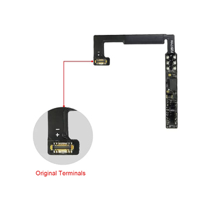 Cavo flessibile pre-programmato SamE per <span class=keywords><strong>batteria</strong></span> <span class=keywords><strong>iPhone</strong></span> 15 ProMax 14 13 12, mostra il 100% della capacità, 0 cicli, nessun messaggio di errore pop-up - Product Image 2