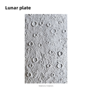 Panneaux en pierre lunaire PU, plusieurs tailles, imperméables, ignifuges, résistants aux UV, pour la décoration murale intérieure et extérieure des villas - Product Image 1