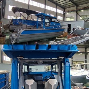 <span class=keywords><strong>Bateau</strong></span> de pêche à moteur hors-bord en aluminium à grande vitesse avec cabine centrale de 6,85 m (21 pieds) avec marche autour, certifié CE - Product Image 2