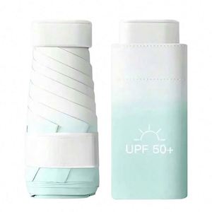 Top Seller High Quality <b>Pocket</b> Transparent Uv protection Capsule Umbrella for the Rain - Product Image 2