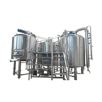 Équipement de brassage de micro-bière automatique SUS304 à chauffage vapeur 2000L avec pompe et cuve sous pression pour hôtel/pub/restaurant