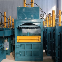 Presse à balles hydraulique industrielle 20 tonnes en acier inoxydable avec moteur en alliage pour le recyclage des déchets de papier, de l'aluminium, des bouteilles en plastique et des emballages en feuille