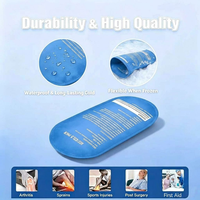Compresse chaude et froide en gel de nylon souple réutilisable de qualité médicale avec logo personnalisé pour les douleurs musculaires, les gonflements et la thérapie de réadaptation