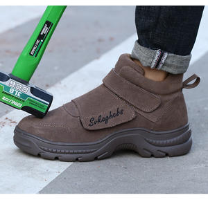 <span class=keywords><strong>Scarpe</strong></span> <span class=keywords><strong>antinfortunistiche</strong></span> da uomo con suola in gomma in <span class=keywords><strong>pelle</strong></span> <span class=keywords><strong>scamosciata</strong></span> di mucca - Product Image 2