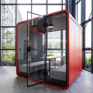 <span class=keywords><strong>Prix</strong></span> usine <span class=keywords><strong>cabine</strong></span> insonorisée 35db 1 à 6 personnes téléphone bureau réunion Pod kiosque insonorisé - Product Image 6