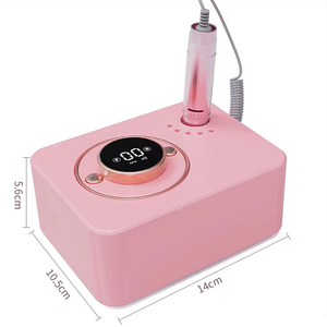 Taşınabilir 35000RPM Elektrikli Tırnak Matkap Manikür Ucu Seti Makinesi Zımpara Salon Parlatıcı Ekipmanı Hız Göstergesi Ile 2 USB Bağlantı Noktası - Product Image 5