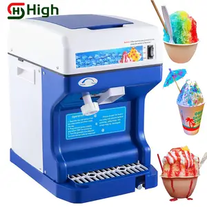 Commercial Industrial Electric Snow Ice Crusher High Quality Ice Slushy Shaver Machine Snow Cone Maker Electric Shaved Ice