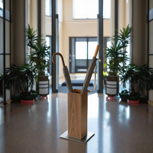 Porte-parapluie multifonctionnel pour la maison et l'hôtel Rangement des parapluies en bois pour l'<span class=keywords><strong>extérieur</strong></span> - Product Image 2