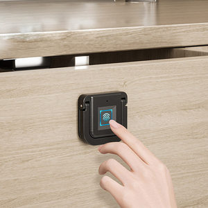 Chất Lượng Cao Vân Tay Tủ Thông Minh Ẩn Điện Tử Vô Hình Nhựa Tủ Quần Áo Tủ Với Kẽm Hợp Kim Ngăn Kéo Khóa An Toàn - Product Image 1