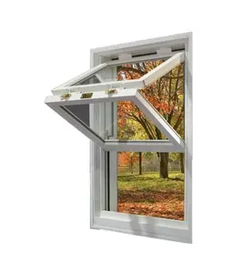 Soundproof Aluminum Window For Commercial And Residential Buildings Vertical Folding Windows