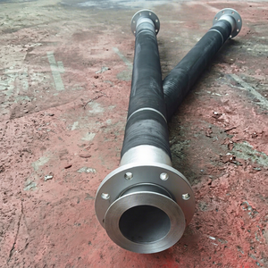 Tuyau flexible pour boues, tuyau en caoutchouc avec renfort en fil spiralé, revêtement extérieur en caoutchouc nitrile, connecteur à bride pour usage industriel - Product Image 2